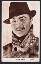 Actor-RPPC-William Powell-Publicity-MGM-Metro Goldwyn Mayer-Vintage Real Photo