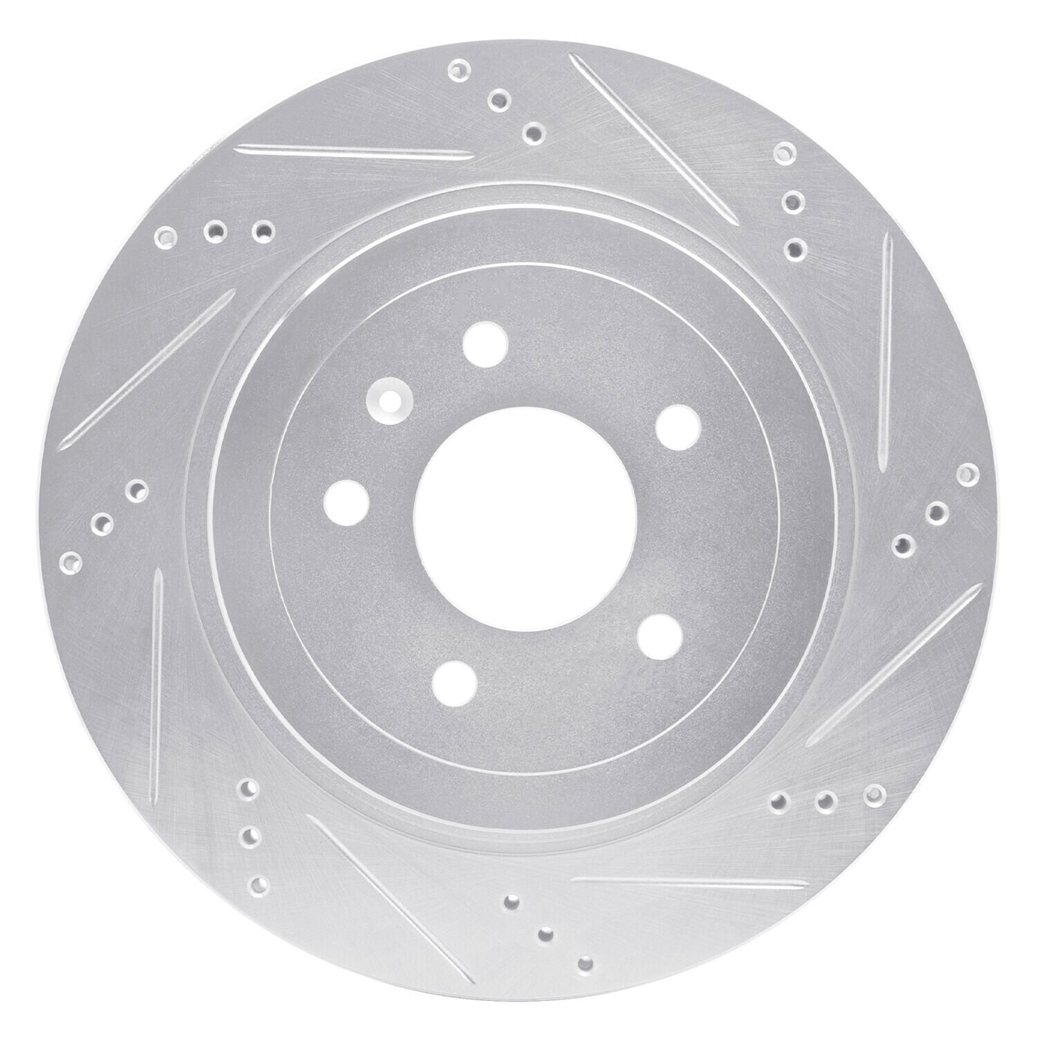 For Cadillac STS 0511 Brake Rotor eLINE Drilled & Slotted 1Piece Rear