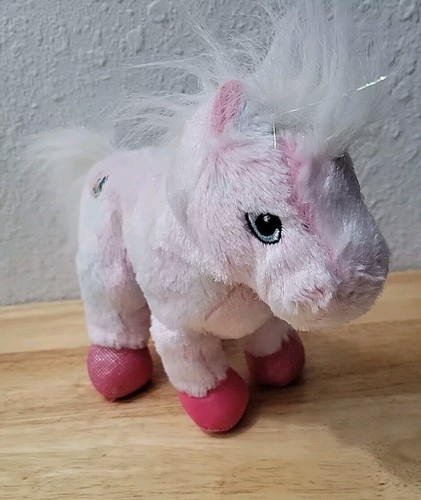 GANZ Webkinz Pink Pony HM117 Soft Plush Horse-Stuffed Animal 8 Inch-No Code - Picture 3 of 10