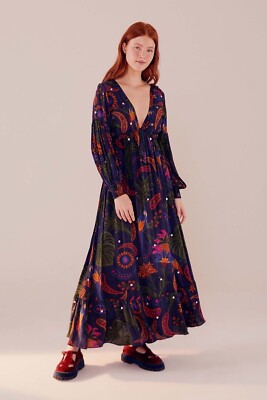 deep v maxi dresses Deep V Maxi Dress with Side Slit
