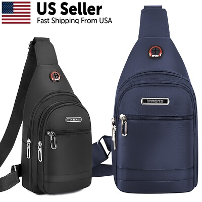 Sling Bag Chest Fanny Packs Cross Body Travel Sports Shoulder Backpack Men Women