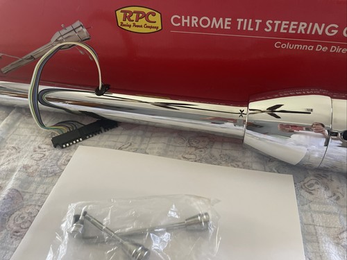 Chrome Street Rod Floor Shift Tilt Steering Column 32" GM 1969-1994 OE - Picture 4 of 20