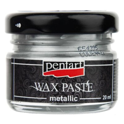 PENTART - Vax Paste Metallic Silber 20 ml