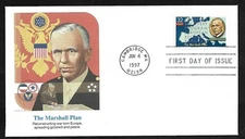 #3141 32c The Marshall Plan -George C. Marshall - Fleetwood FDC