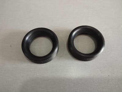 SET 2 PCS BINOCULAR EYE CUPS-REPRO-to E.Leitz Wetzlar+beh + 10x50 Dienstglas