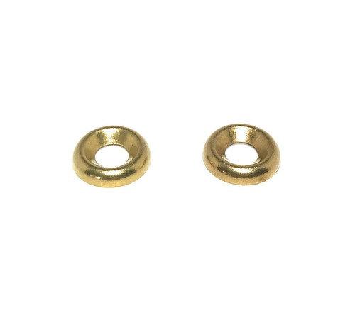 (50) #14 (1/4) Solid Brass Finishing Washers Cup Washers Fast Free Shipping - Picture 5 of 5