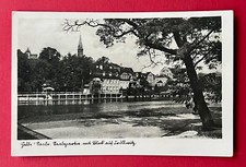 Foto AK HALLE Saale 1942 Saalepartie mit Blick auf die Stadt   ( 150704