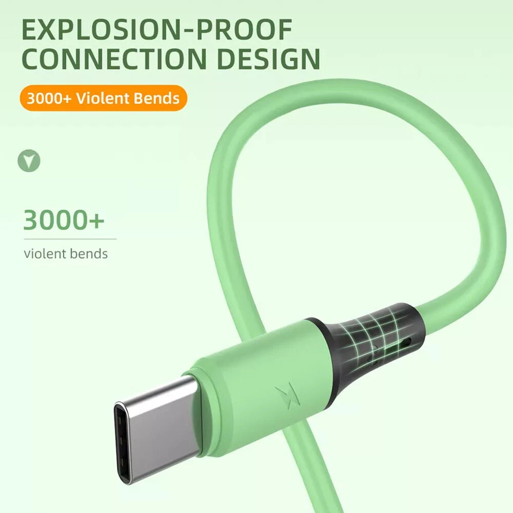 3 In 1 Charging USB Cable Charger Phone Type-C Micro IOS Multi Head ALL Phone_voghion.com