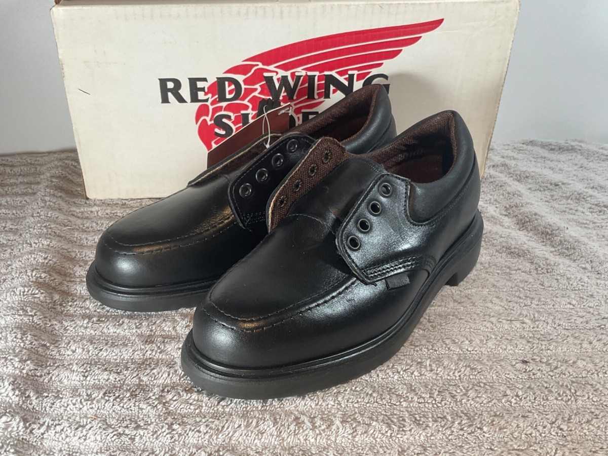 RED WING Shoes Model 107 Black USA Made Men's Leather Oxford RED WING Shoes Model 107 Black USA Made Men's Leather Oxford