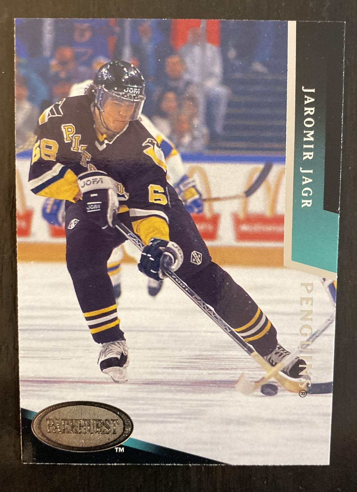 Jaromir Jagr #154 Hockey Cards 1993 Parkhurst trading card — raw and PSA graded price guide
