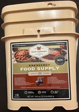 Wise Co. Freeze Dried Emergency Entree Food Supply – 120 Servings