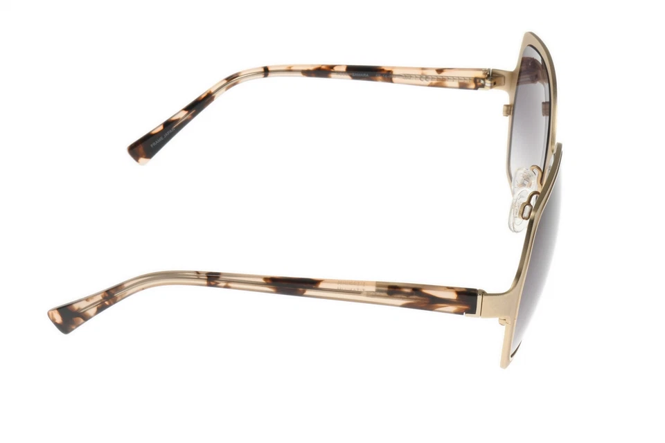 Gafas de sol cuadradas Derek Lam para mujer Samara doradas lentes degradadas tortuga 57 mm Foto 4 de 4