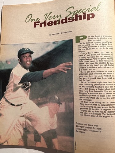 1997 BROOKLYN Dodgers JACKIE ROBINSON 50th Anniversary 1947-1997 The CHOSEN One - Picture 8 of 9