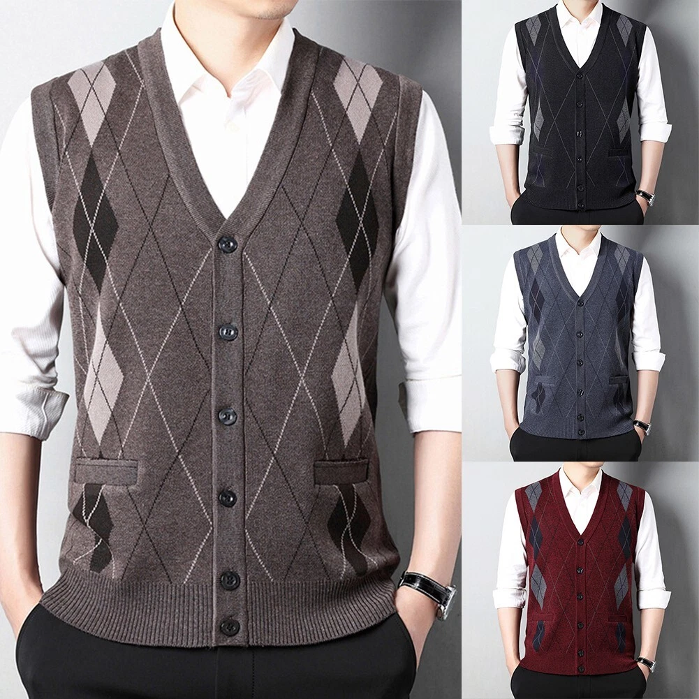 Sleeveless plaid best sale vest
