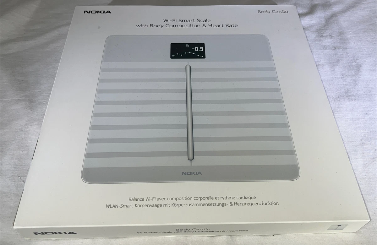 Nokia Withings Body Cardio Wi-Fi Smart Scale Body Composition WBS-04 WHITE