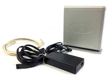 LaCie 250GB USB 2.0 Firewire 400/800 Ext. Hard Drive With Cables & Power Supply