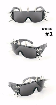 Fashion Men Women Gothic Rock Steampunk Party Goggles Rivet  display picture 1