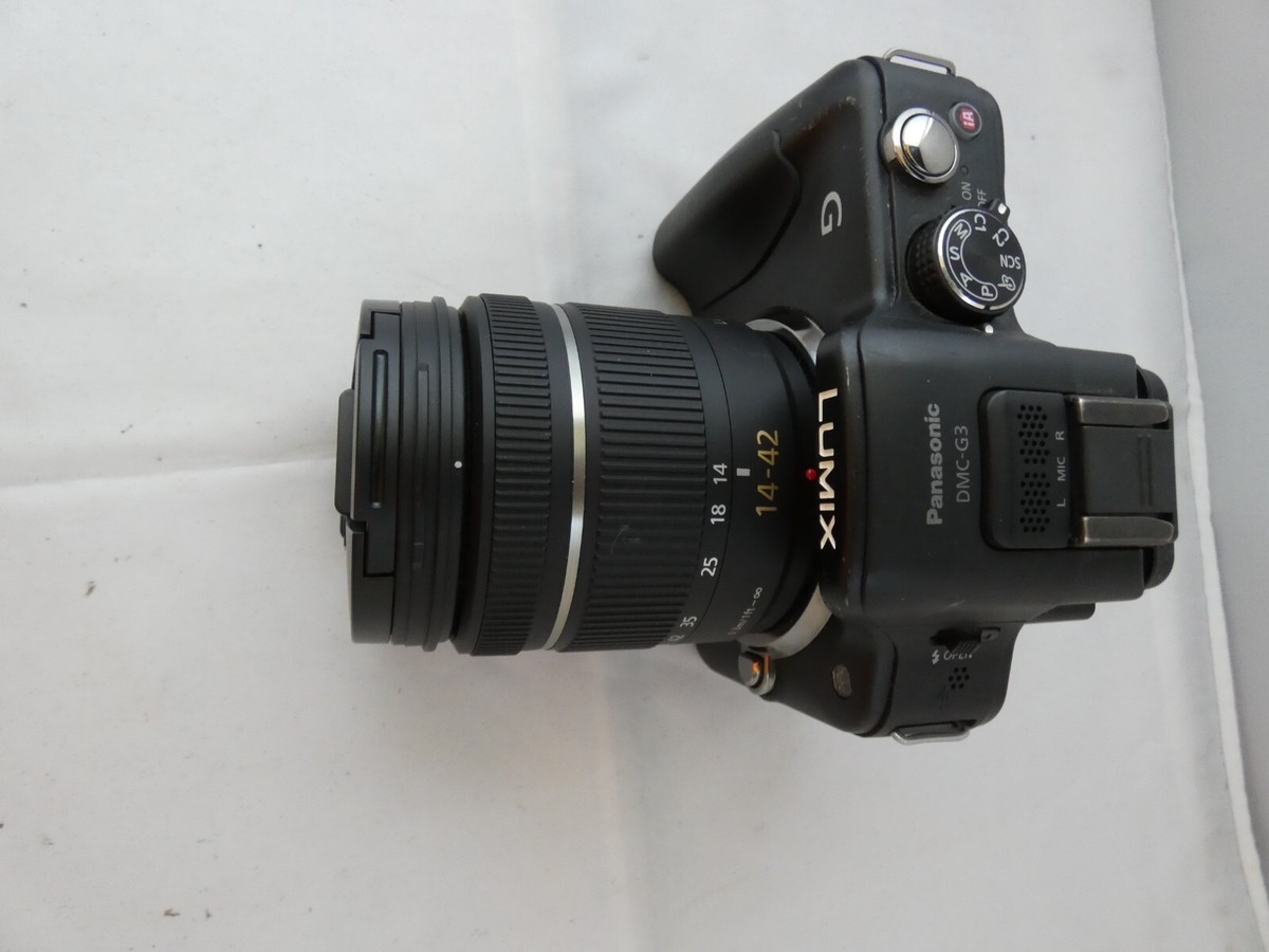 Panasonic LUMIX DMC-G3/14-42mm (良品) Panasonic LUMIX DMC-G3K 16.0MP Digital Camera - Black (Kit w