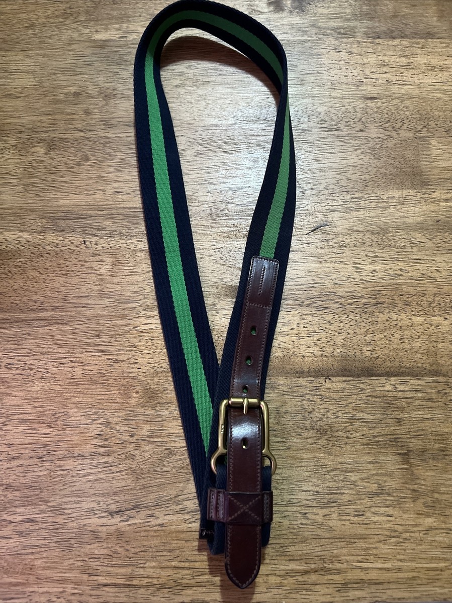 〓RALPH LAUREN〓 BLACKレザー×GOLDパーツ リング ベルト 〓RALPH LAUREN〓 BLACKレザー×GOLDパーツ リング ベルト