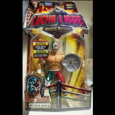 Lucha Libre Masked Warriors Super Nova Wrestling Action Figure WWE AEW Toy