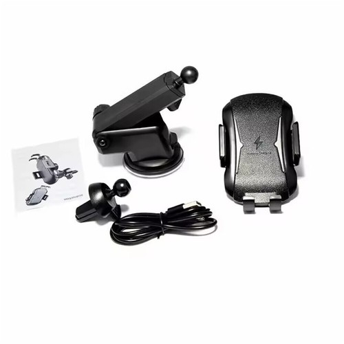 Wireless Fast Charge Car Phone Holder Universal Windscreen Dashboard Air Vent UK - Zdjęcie 3 z 23