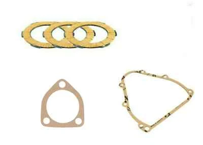 Ensemble De 3 Disques D'Embrayage RMS Pour VESPA 50 SPECIAL 100280020 + Joints - Photo 1/4