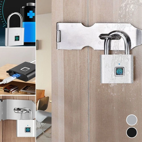Anti-Theft Fingerprint Password Lock Portable Digital Lock Smart Padlock