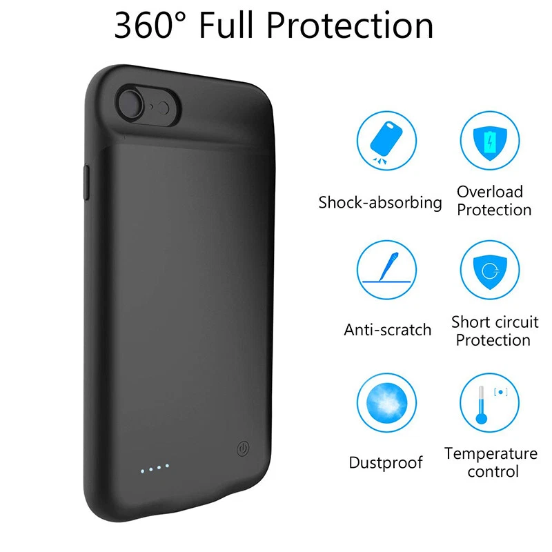 Funda Cargador Batería Externa Recargable para Teléfono 6/7/8/Xs/Xr/Xs Max Foto 4 de 4