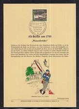 Berlin: herrlicher Privat ETB  Alt Berlin Waisenbr&uuml;cke  um 1783