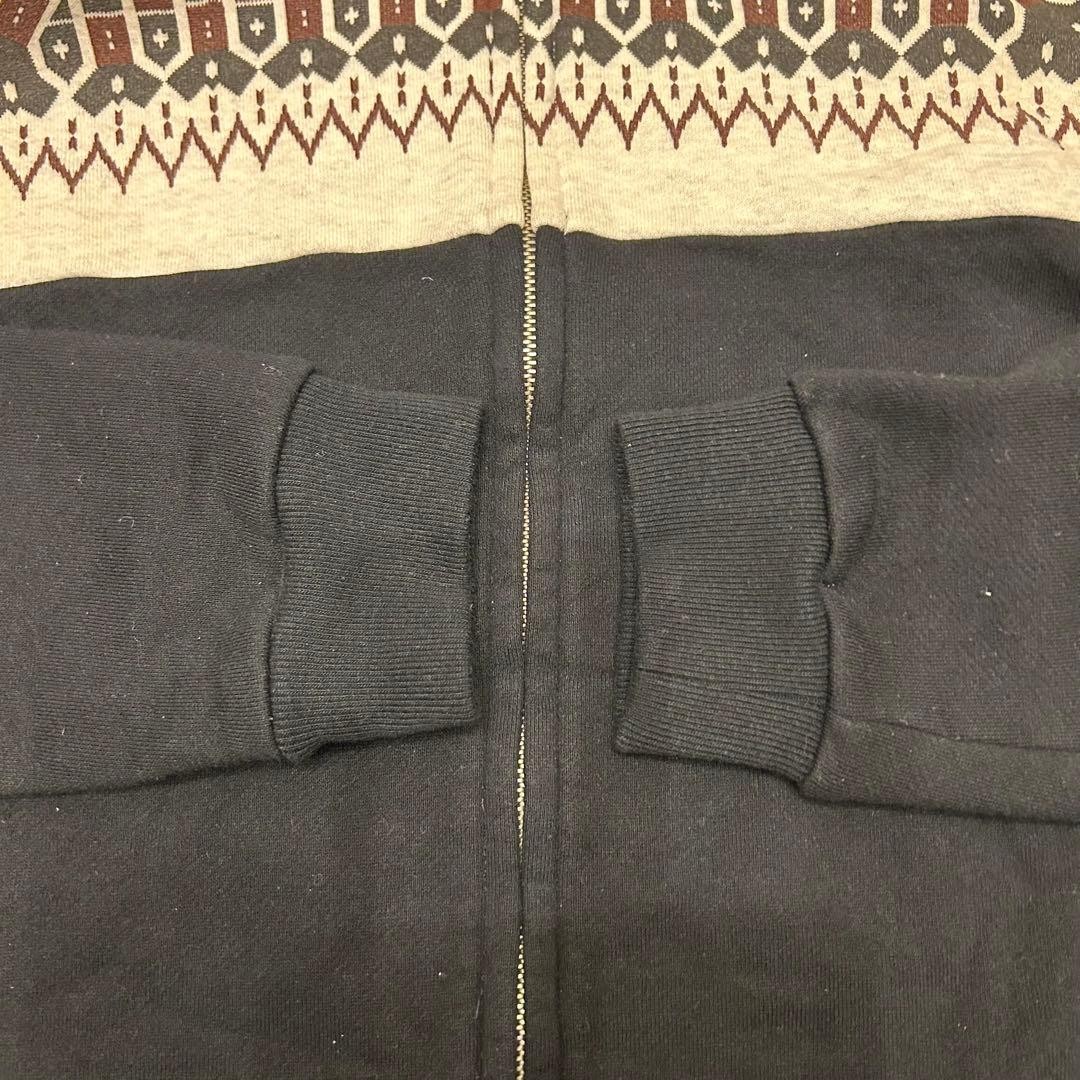 Full Count Snow Pattern Sweat FULLCOUNT ZIP Nordi… - image 5