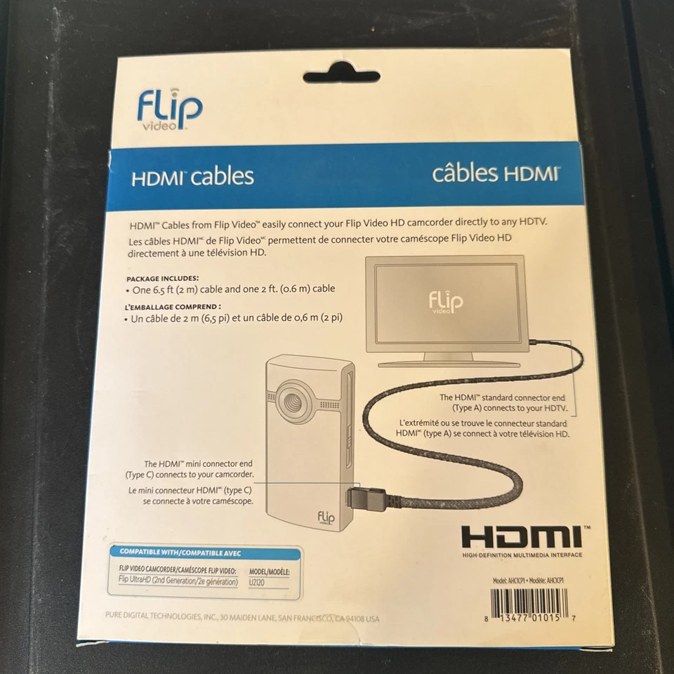 New pack of Flip Video HDMI Cables - Image 2 of 2
