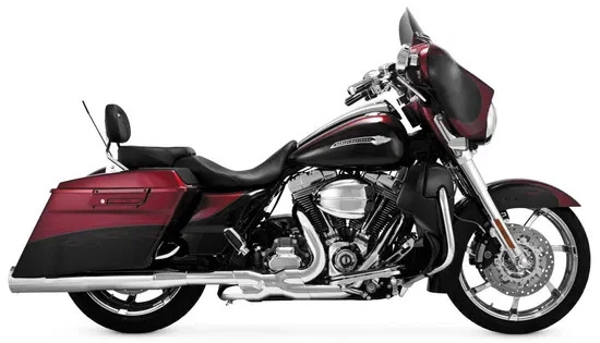 Silenciador deslizable de alta salida VH 4,5 pulgadas cromado Harley Ultra Limited 10-16 Foto 3 de 4