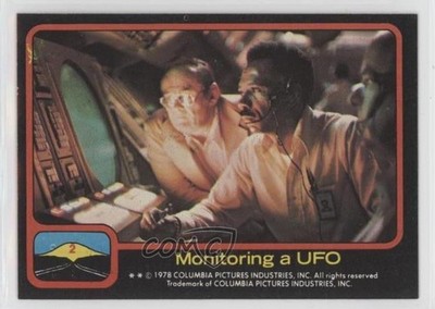 1978 Topps Close Encounters of the Third Kind Monitoring a UFO #2 2k3