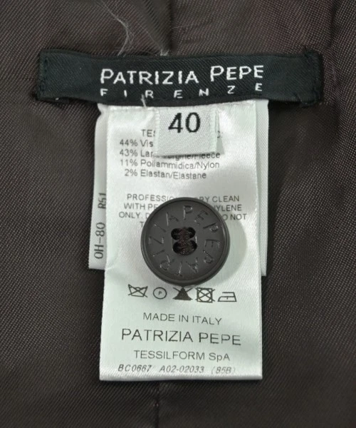 Camisas de vestir PATRIZIA PEPE marrón oscuro 40 (aprox. M) 2200626319151 Foto 3 de 4