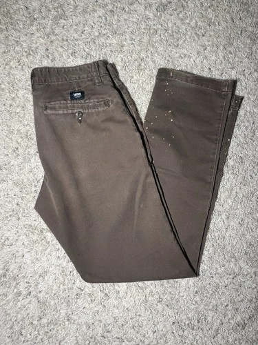 Pantalon chino décontracté authentique Vans 32 marron vieilli Levi’s Supreme Dime Fuct