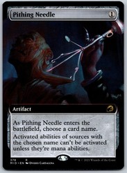 Pithing Needle (Extended Art) 378 Innistrad: Midnight Hunt