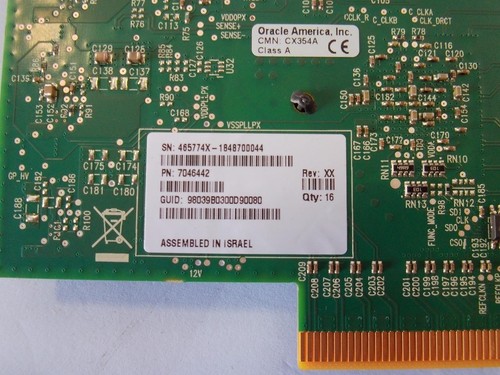 *Lot of 4* Oracle 7046442 ConnectX QDR InfiniBand +40Gbs QSFP+ Network Adapter - Afbeelding 4 van 4