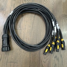 SOCAPEX SOCO 19 PIN to 6ft 6 Channel PowerCon True1 Female Breakout .