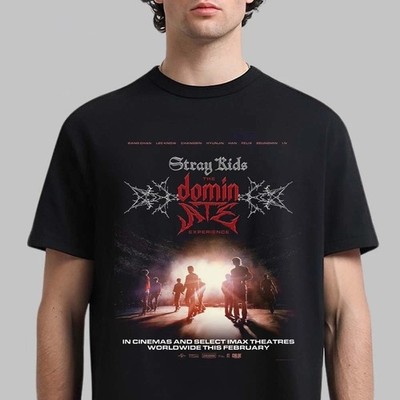 Stray Kids The DominATE Experience World Tour February 2026 Concert T-shirt