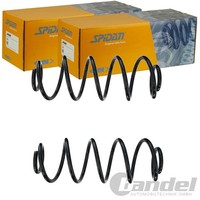 2X Spidan Fahrwerksfedern Satz Hinten Passend FÜR Peugeot 207/207+ Links+Rechts