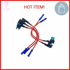 JABINCO 5 Pack 12V Car Add-a-Circuit Fuse TAP Adapter Mini ATM APM Blade Fuse Ho
