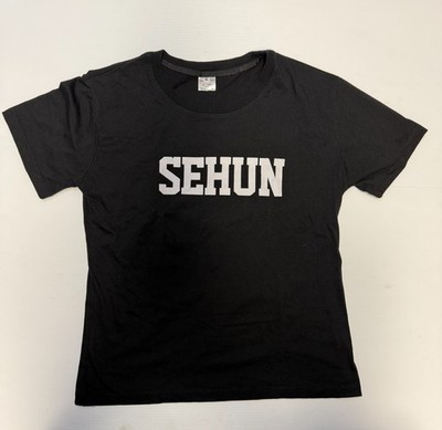 EXO Sehun Wolf 88 Jersey T-Shirt Black Made in Korea XL 19'' X 24'' KPOP