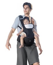 Ergonomic Baby Carrier with Hip Seat, 6-in-1 Front Facing Infant  Toddler Ca...