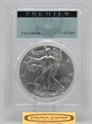 2021 Type 1 Silver Eagle $1, PCGS MS 70, Premier Label First Edition - #B61812