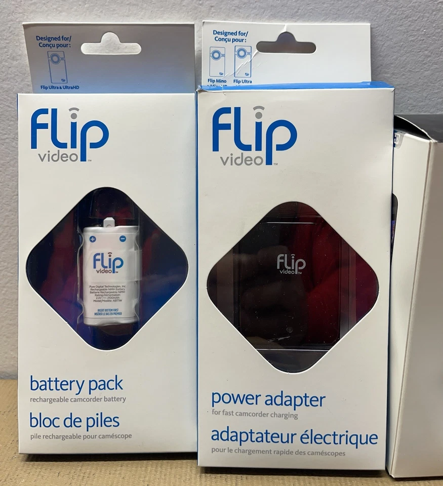 Flip UltraHD Video Camera 2nd Gen 8GB 120 Minutes U2120B USED & TESTED W/ Extras - Image 2 of 4