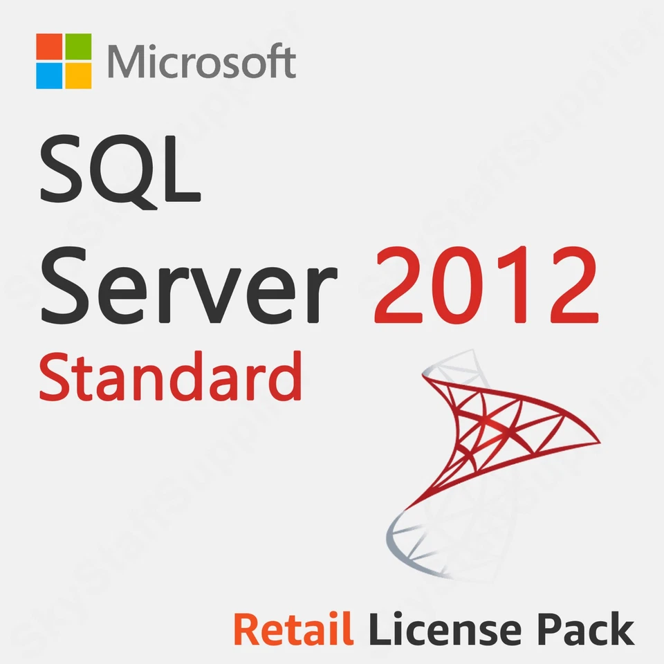 Microsoft SQL Server 2012 licencia estándar de 24 núcleos | Paquete nuevo Foto 2 de 4