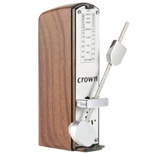 Mini Mechanical Metronome for Piano Guitar Violin Ukulele Light Mahogany Keep