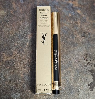 YSL 2.5 PEACH Touche Eclat High Cover Radiant Concealer, Brightener .08 oz NIB!