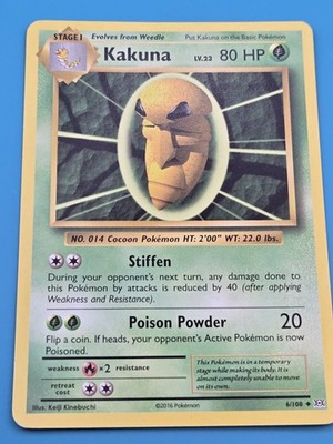 2016 Pokemon TCG - XY Evolutions - Regular Kakuna 6/108 LP