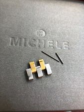michele watch extra link,two tone,18mm